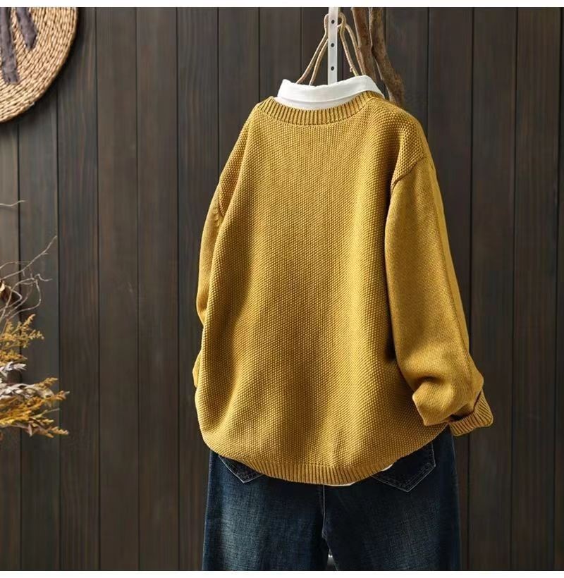 Chunky knit cardigan with patch pocket