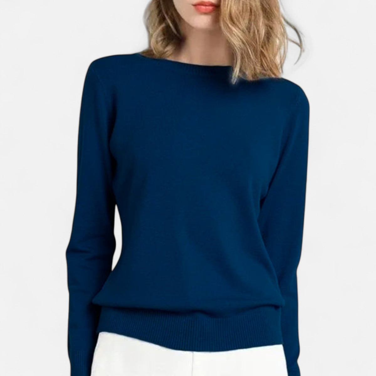 Navy Blue classic crew neck jumper