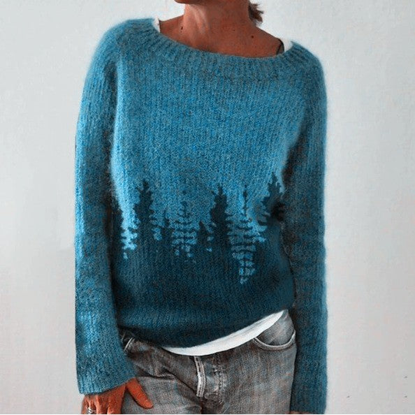 Fair isle crew neck jumper