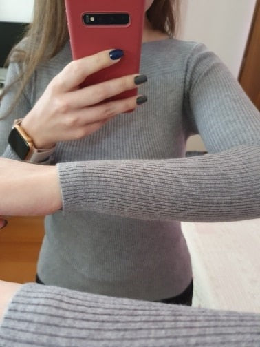 Merino wool boat neck jumper
