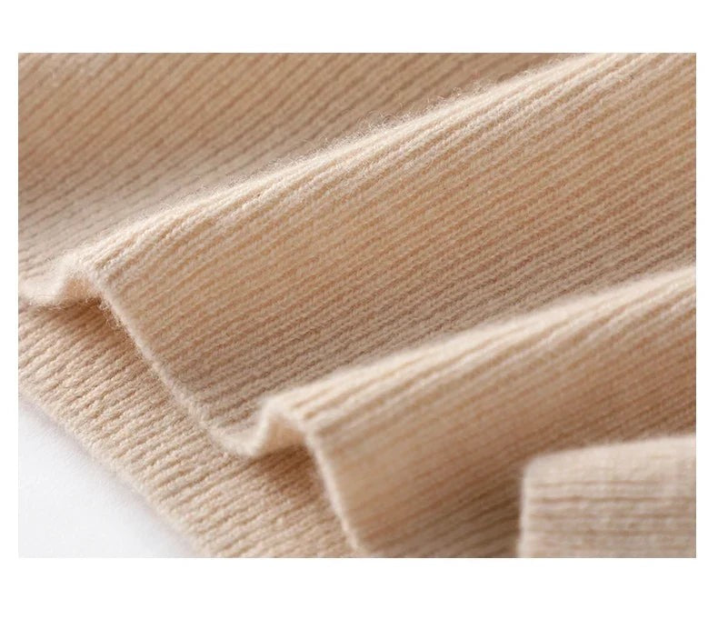 Merino wool half zip jumper