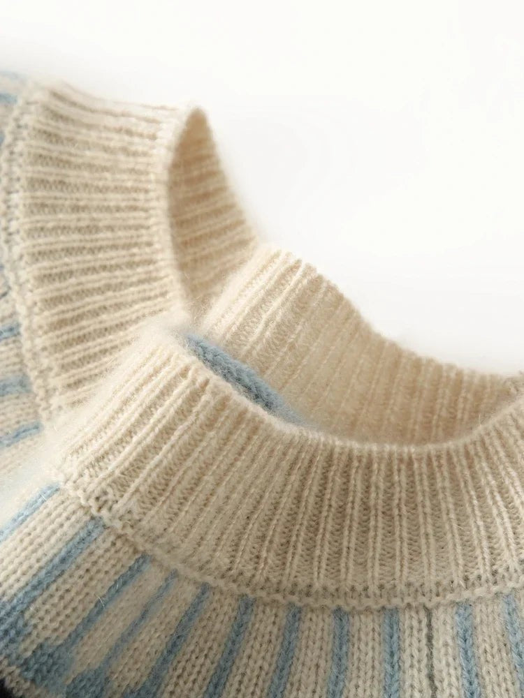 Wool fair isle jumper