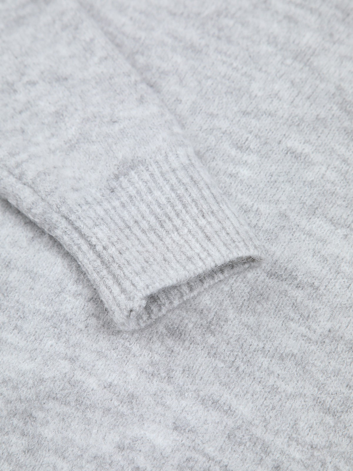 Wool off-shoulder jumper
