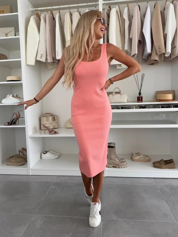 Cardigan and midi dress set