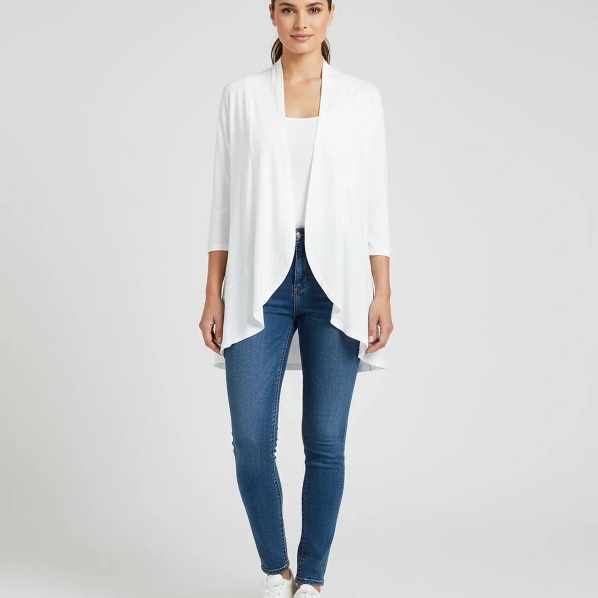 Draped waterfall cardigan