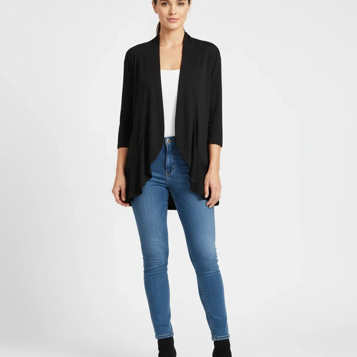 Draped waterfall cardigan