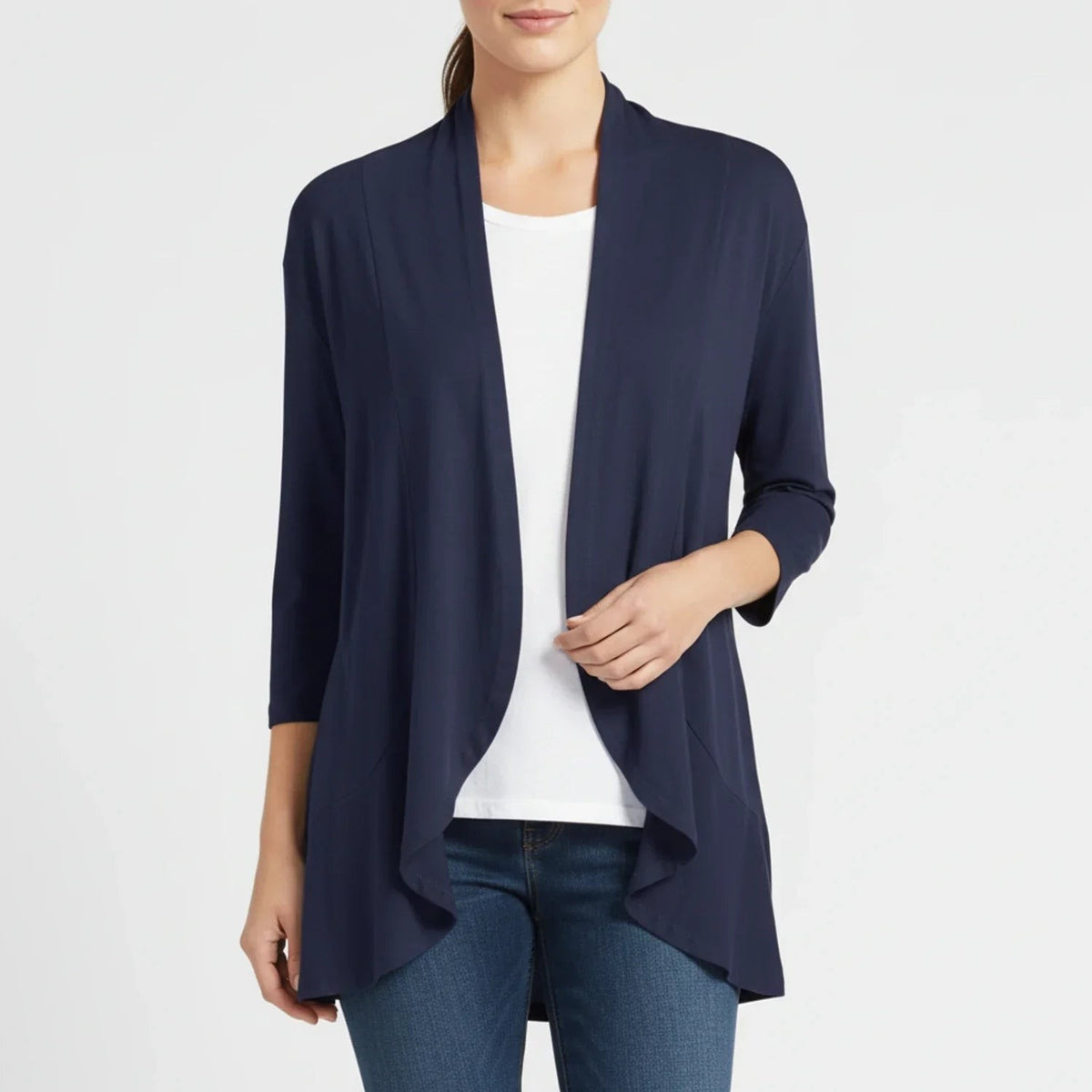 Draped waterfall cardigan