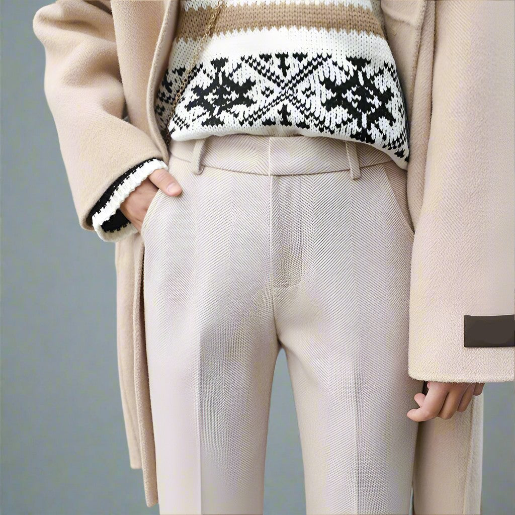 Merino wool fair isle jumper