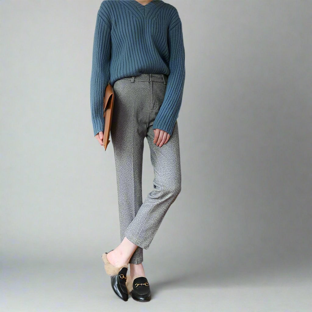 Merino wool fair isle jumper