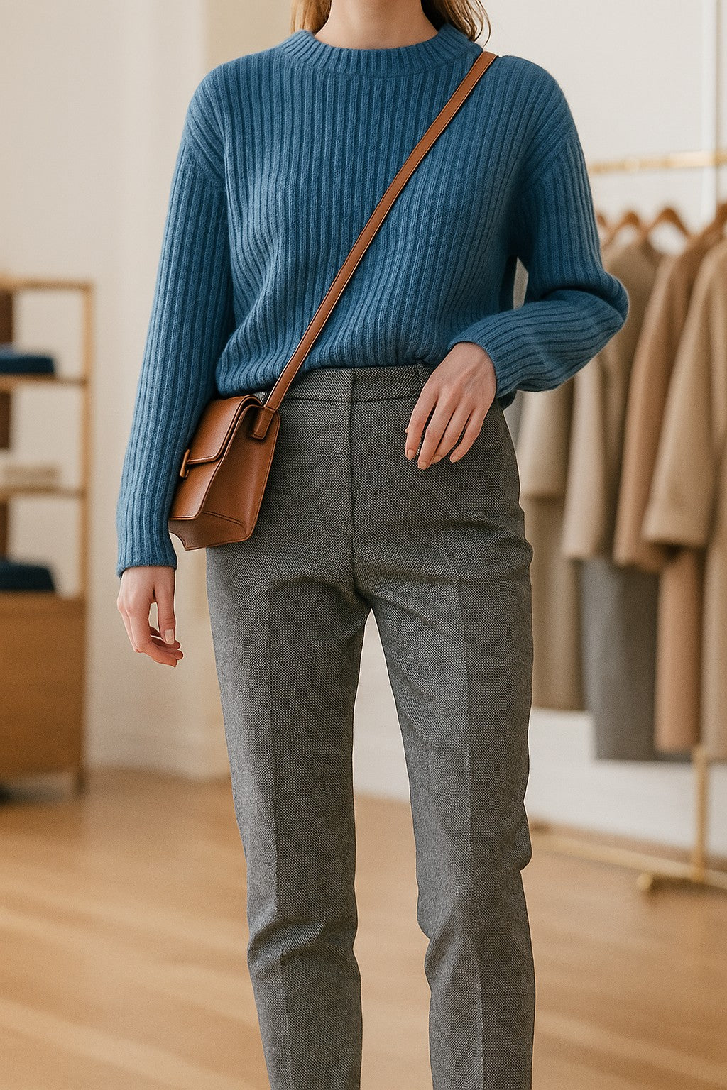 Merino wool fair isle jumper