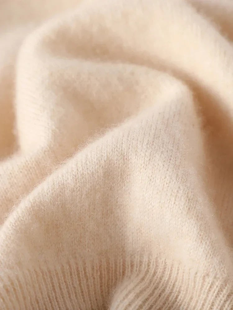 Merino wool half zip jumper