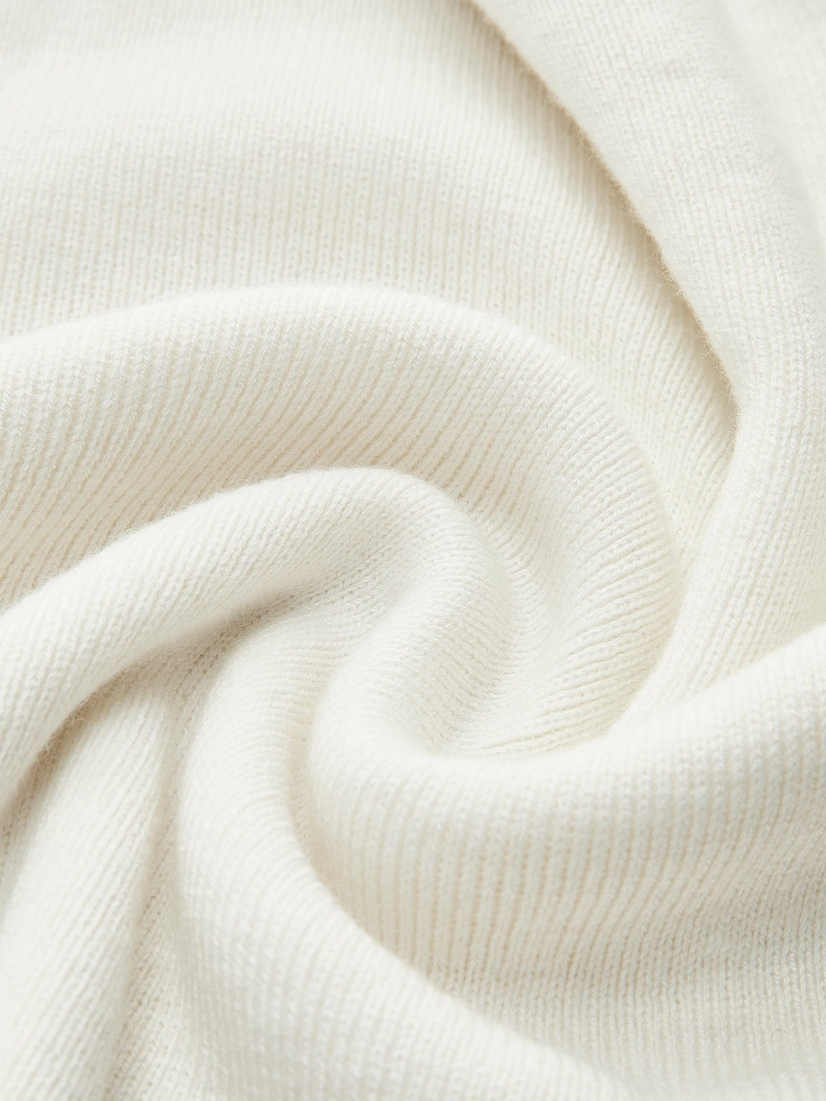 Merino wool one-shoulder jumper