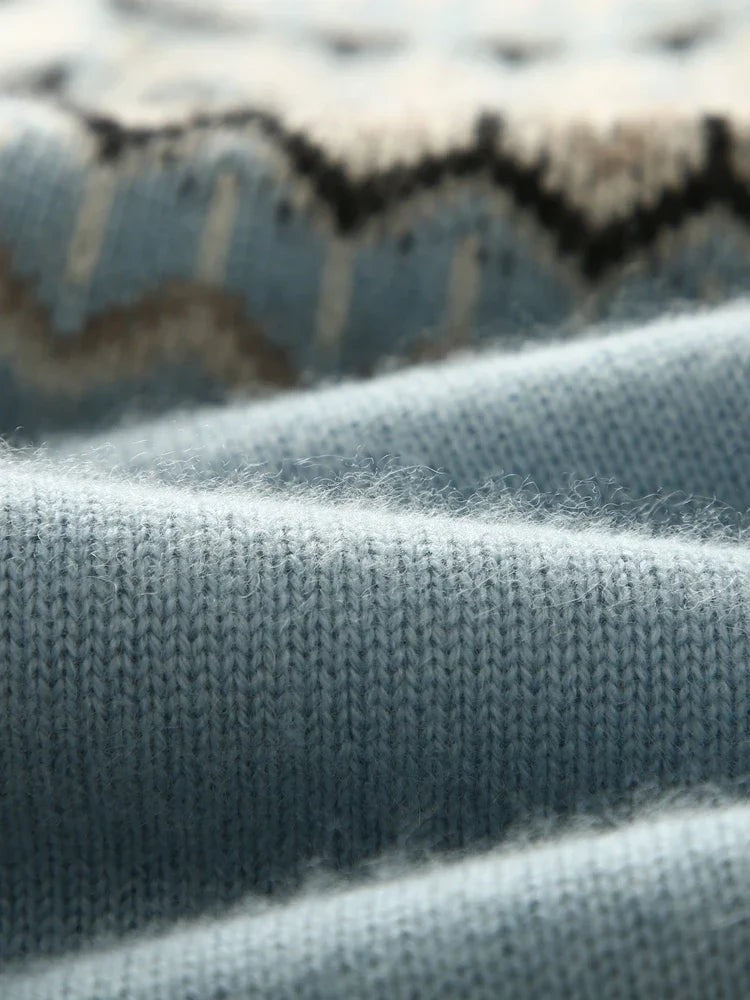 Wool fair isle jumper